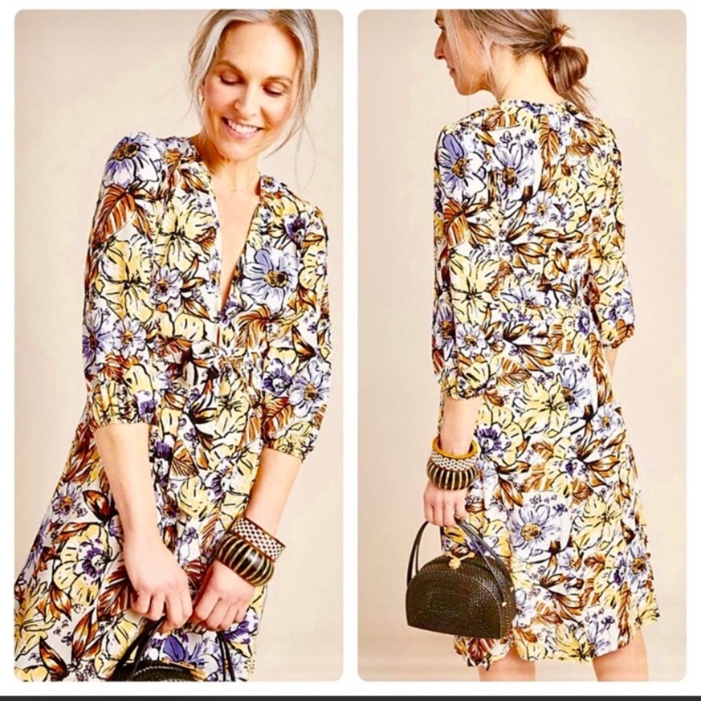 Anthropologie faithful the brand chloe dress new 6,8